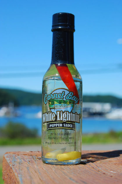 White Lightnin' Pepper Sauce - Cornet Bay Foods
