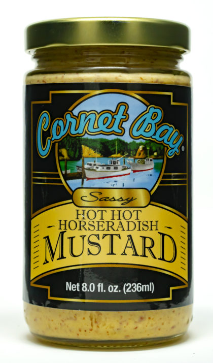 cornet bay hot horseradish mustard
